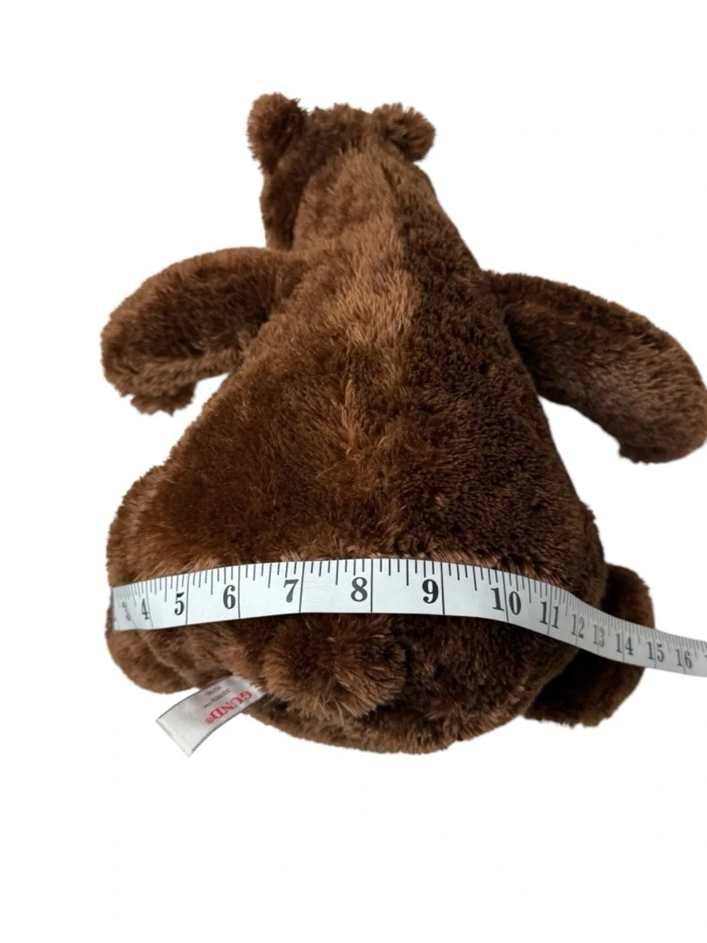 Vintage Goober Gund Brown Teddy Bear Beanbag Plush Stuffed Heritage Collectible